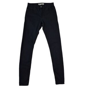 Topshop Moto Leigh Black Stretch Skinny Jeans Minimalist Capsule Size 25